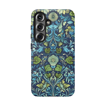 Blue William Morris Style - Tough Case