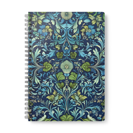 A5 Notebook - William Morris Inspired Design
