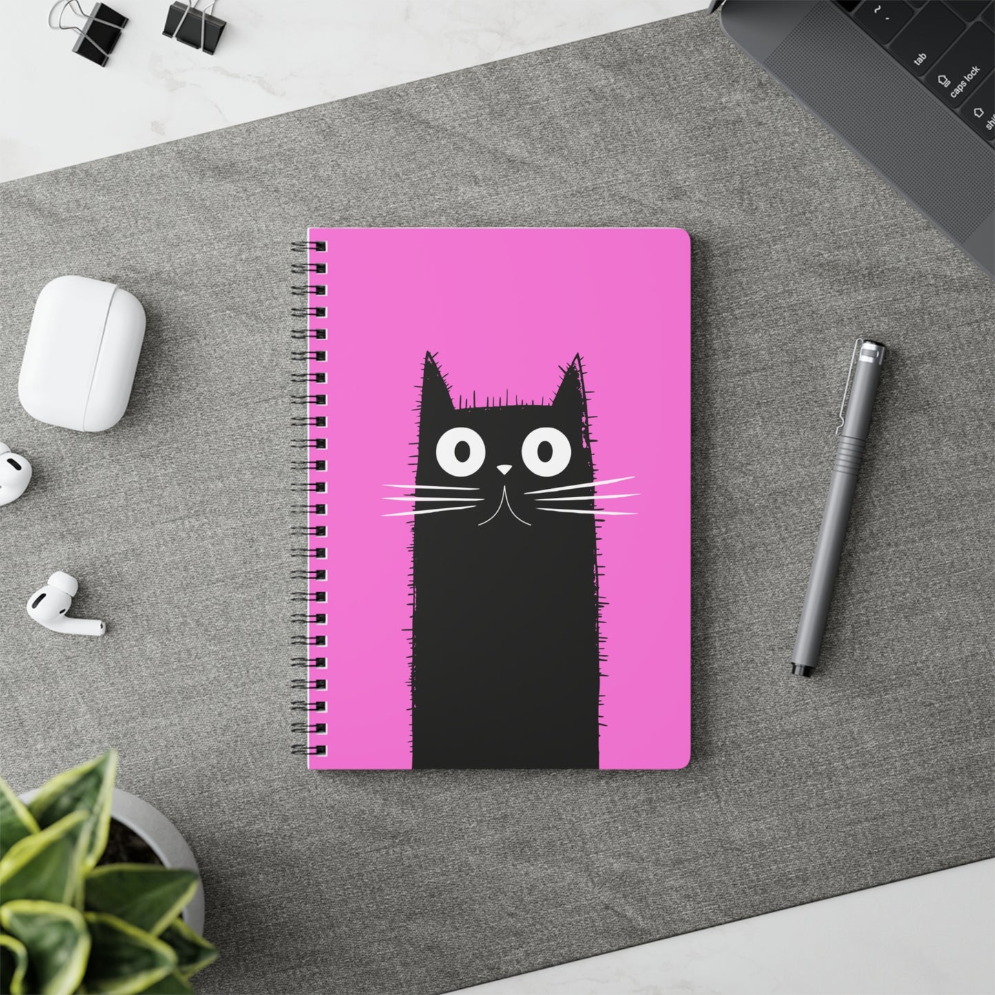 A5 Notebook - Black Cat
