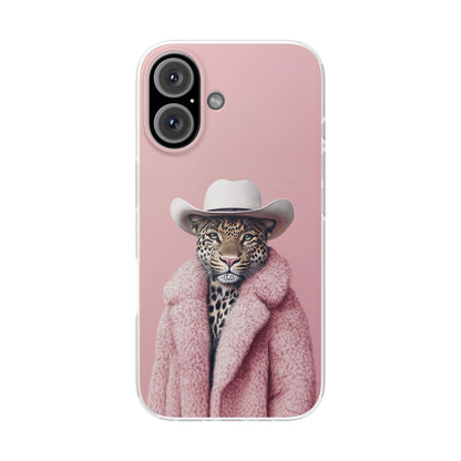 Leopard Fur Coat  - Flexi Case