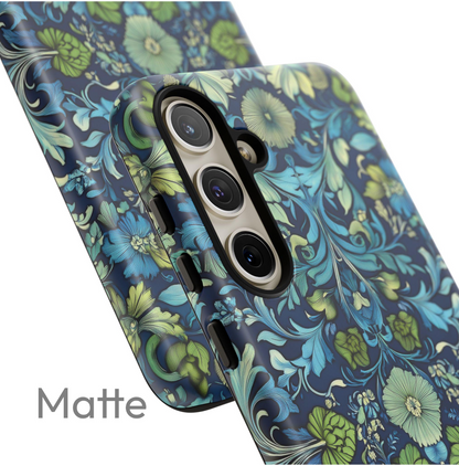 Blue William Morris Style - Tough Case