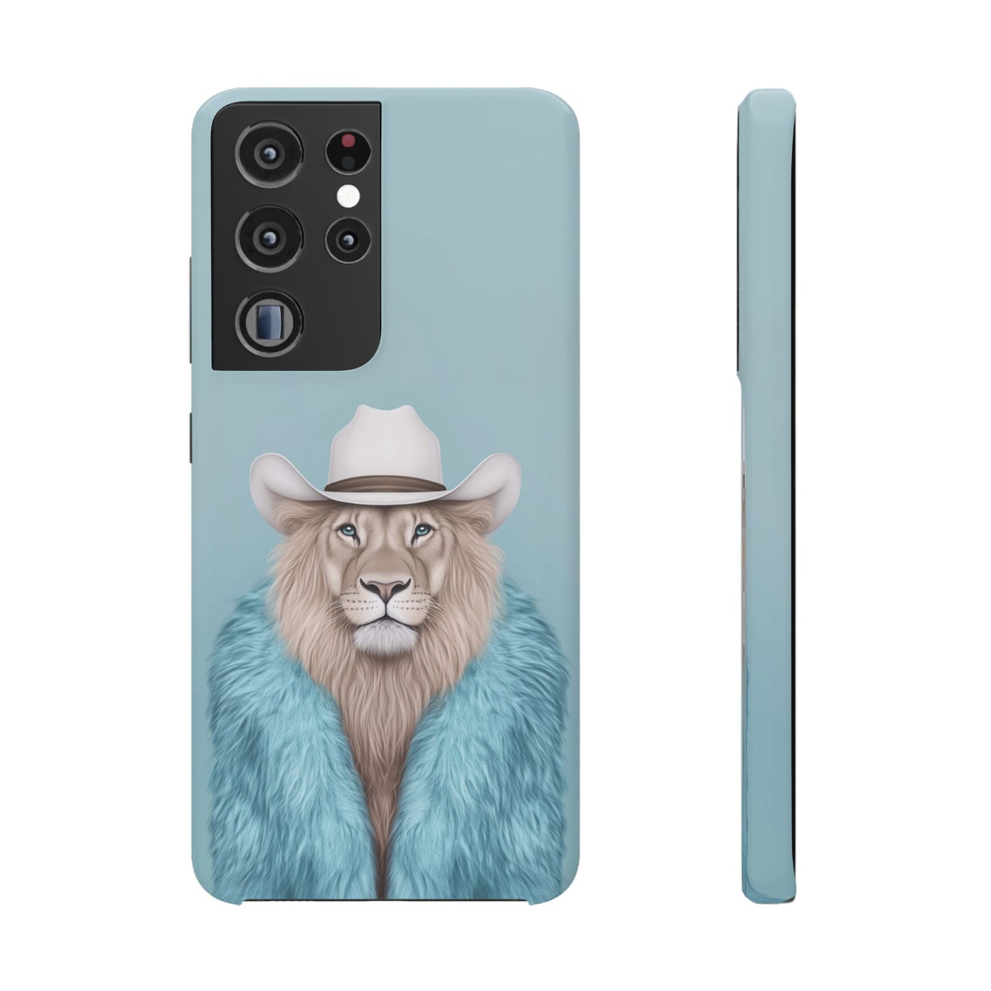 Lion in Fur Coat