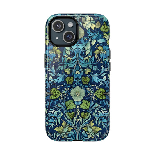 Blue William Morris Inspired