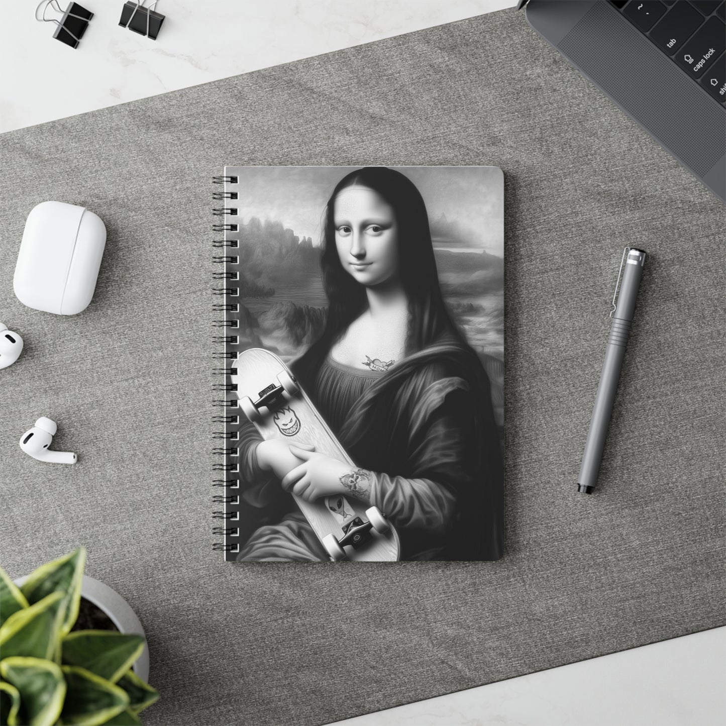 A5 Notebook - Skater Mona
