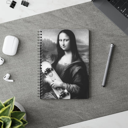A5 Notebook - Skater Mona