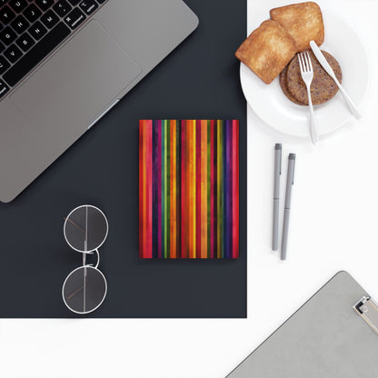 Hard Backed Journal - Vibrant Stripes