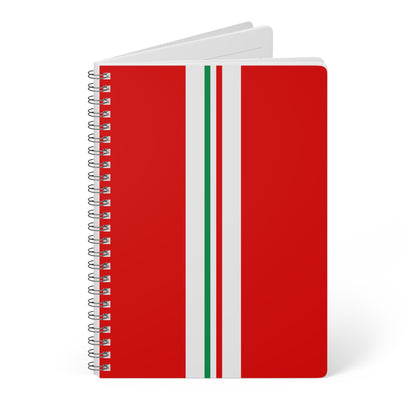 A5 Softcover Notebook - Rosso Corsa Stradale Red