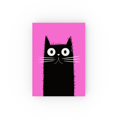 Hard Backed Journal - Black Cat