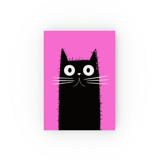 Hard Backed Journal - Black Cat