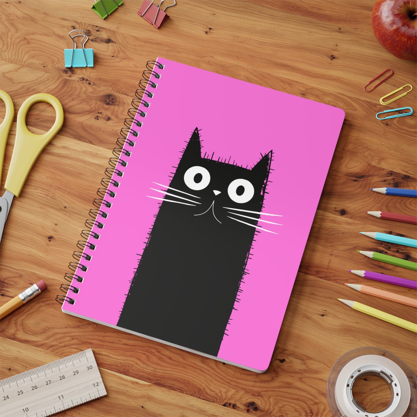 A5 Notebook - Black Cat