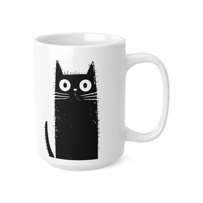 11oz & 15oz Coffee Mug - Black Cat
