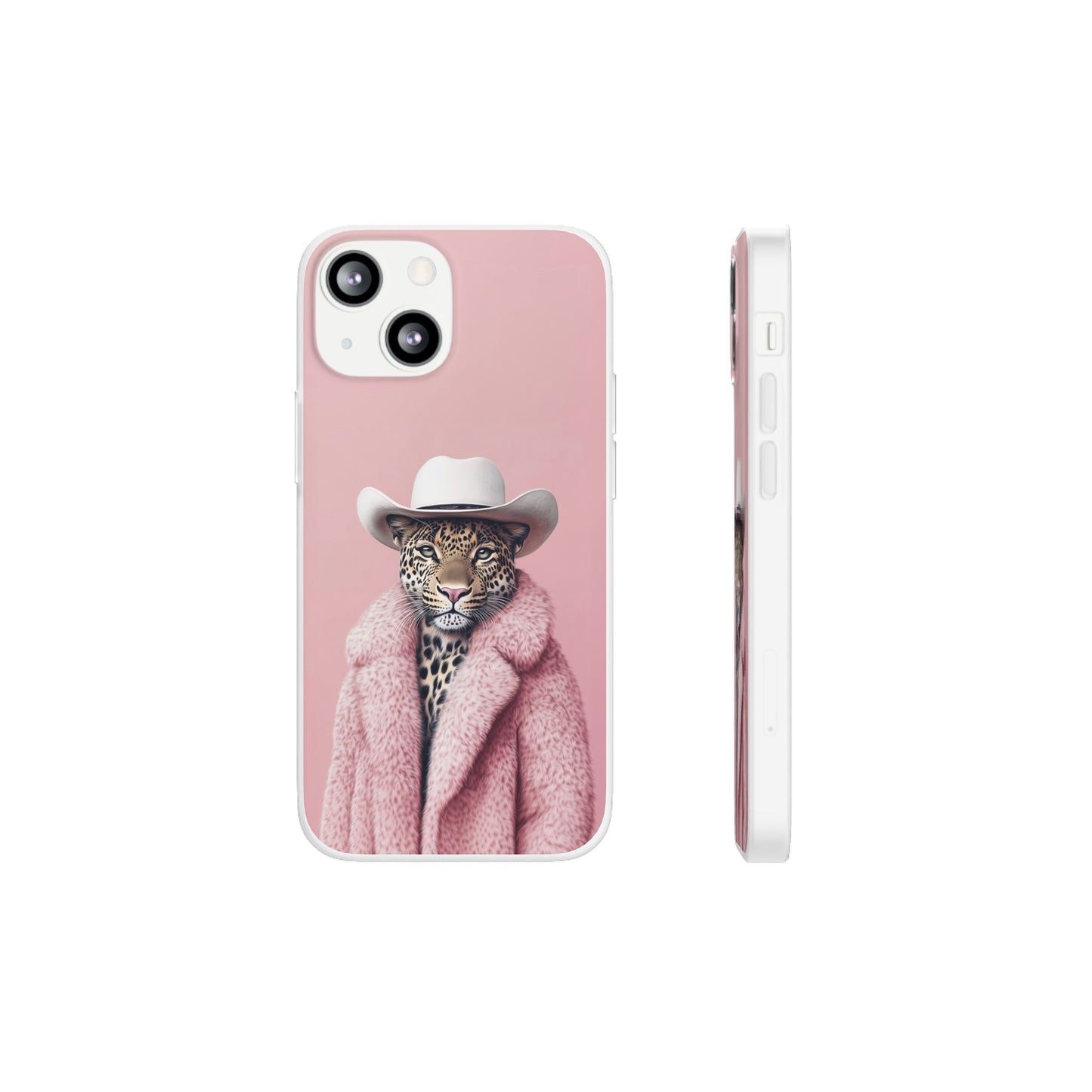 Leopard Fur Coat  - Flexi Case