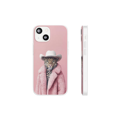 Leopard Fur Coat  - Flexi Case