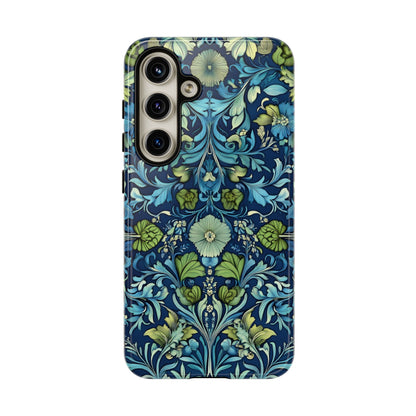 Blue William Morris Style - Tough Case