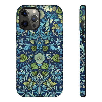 Blue William Morris Style - Tough Case