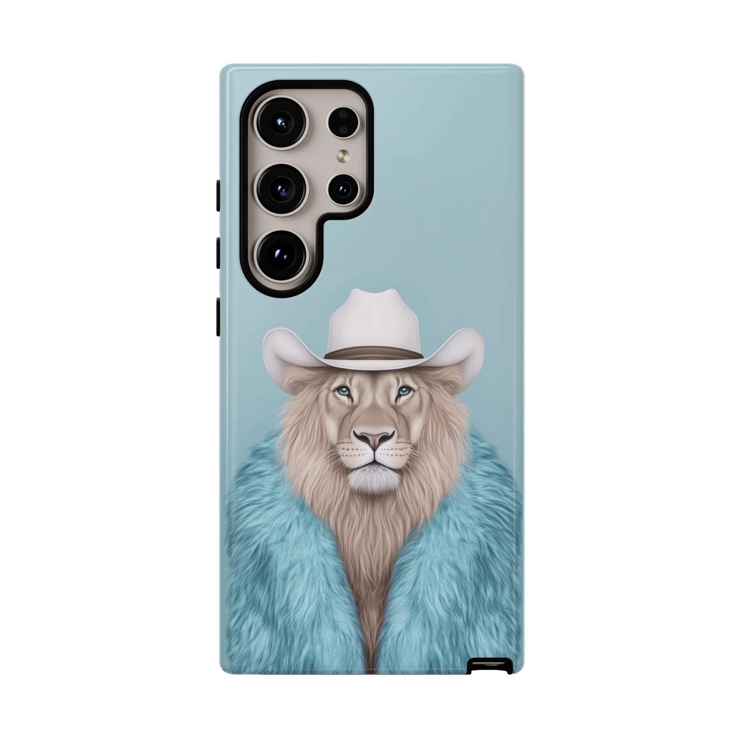 Lion in Fur Coat