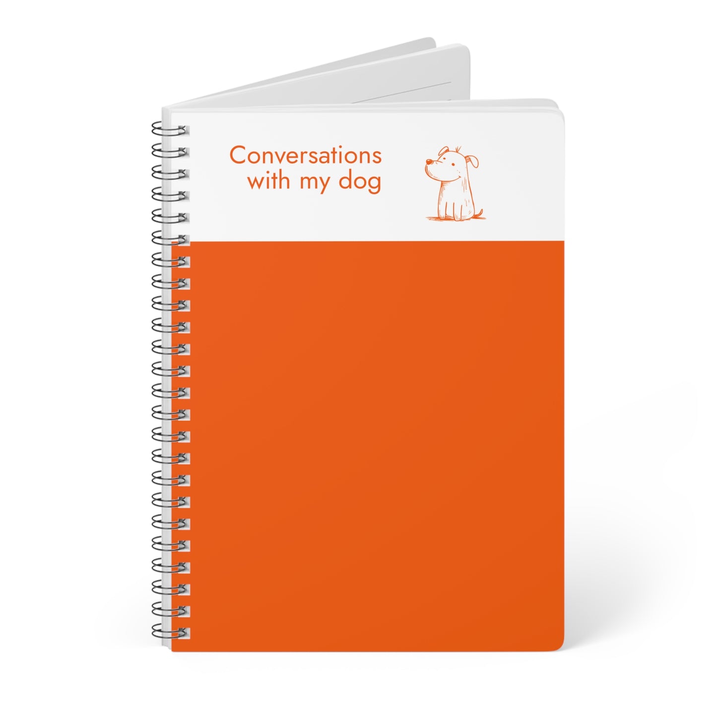 A5 Notebook - Conversations with My Dog
