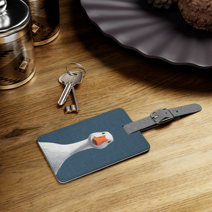 Canvas Backed Luggage Tag - Silly Goose
