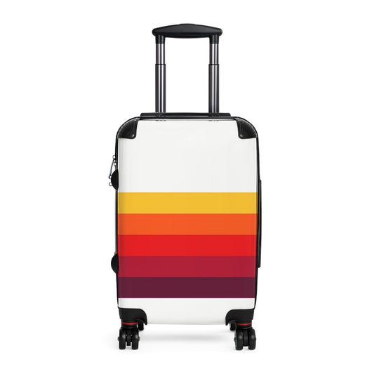 Suitcase 3 Sizes - Retro Lines