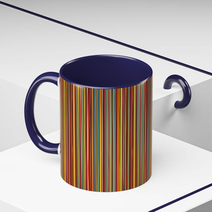 Coffee Mug - Vibrant Coloured Lines