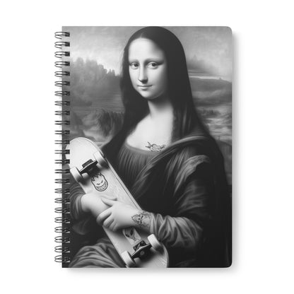 A5 Notebook - Skater Mona