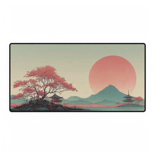Desk Pad - 3 sizes - Japanese Landscape