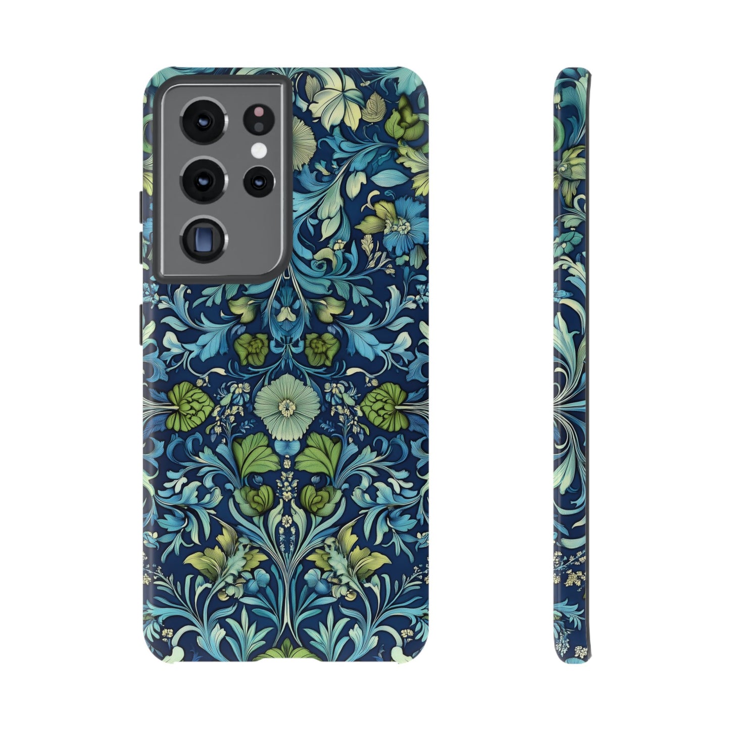 Blue William Morris Style - Tough Case