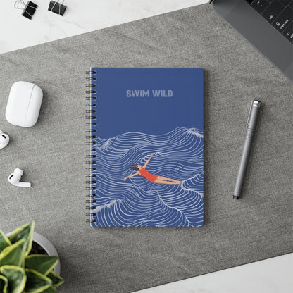 A5  Notebook - Swim Wild