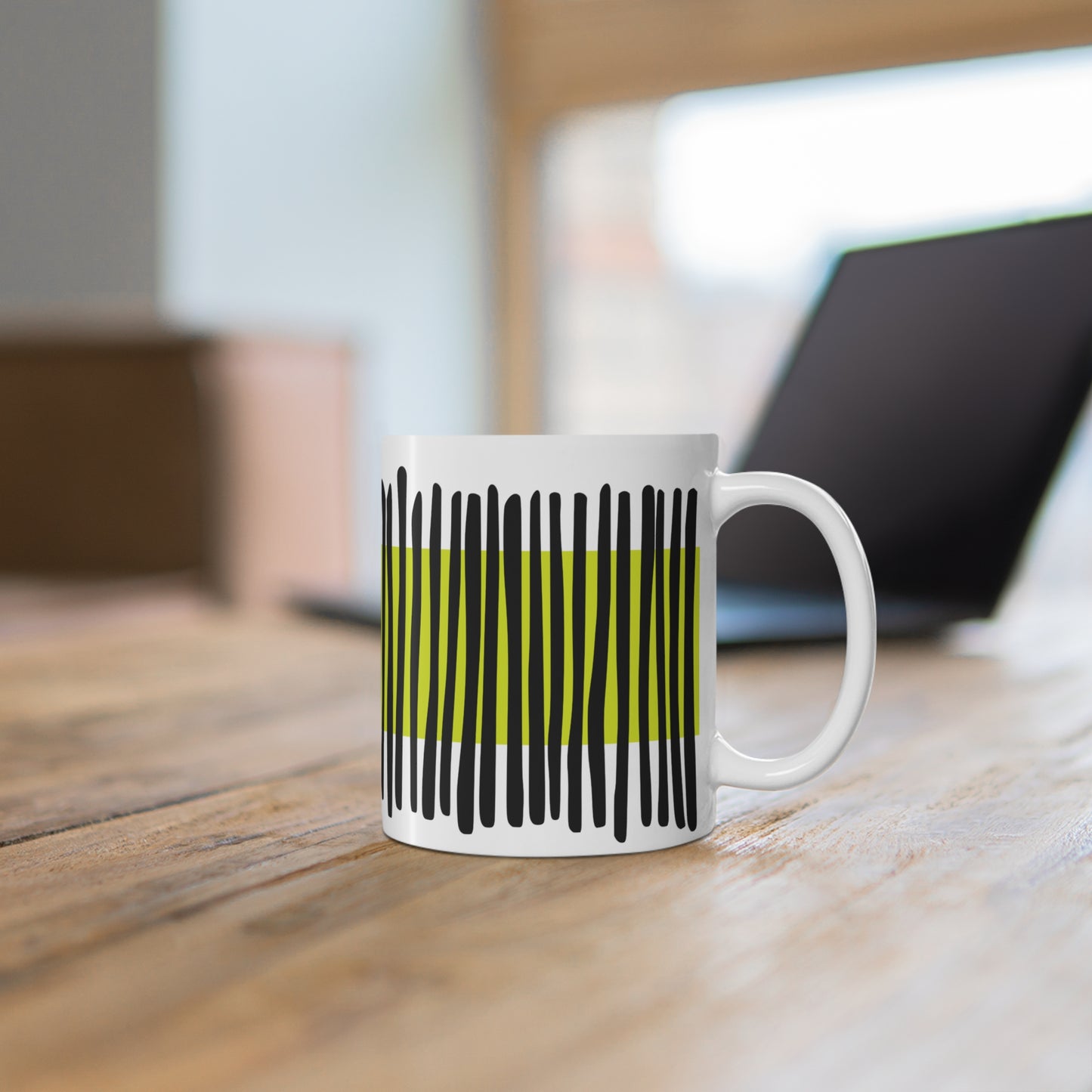 Bauhaus Lines Green Accent