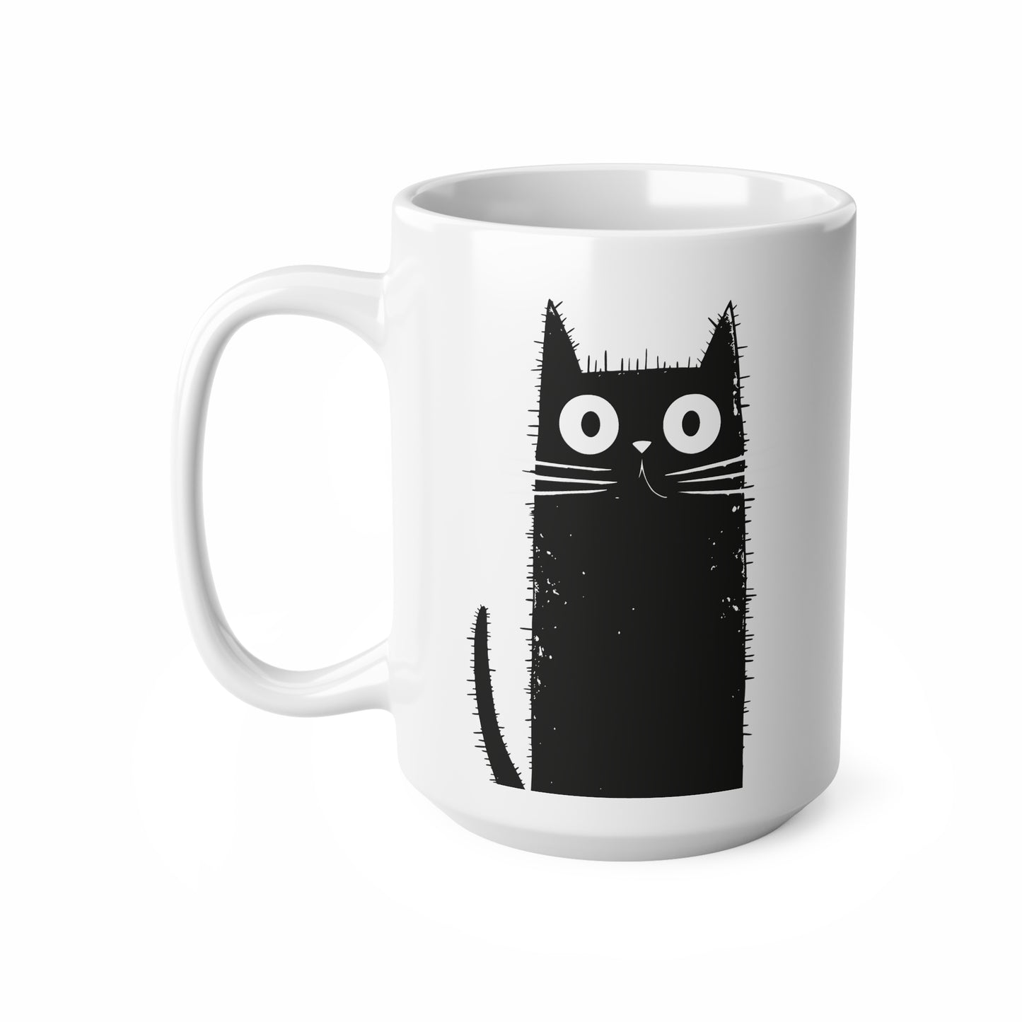 11oz & 15oz Coffee Mug - Black Cat