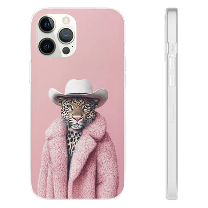 Leopard Fur Coat  - Flexi Case