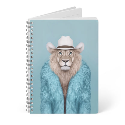 A5 Notebook - Cool Cat in Fur Coat