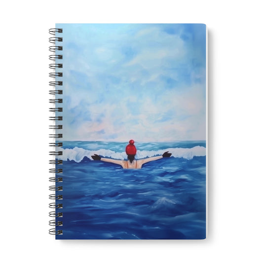 A5 Notebook - Wild Ocean Swimming
