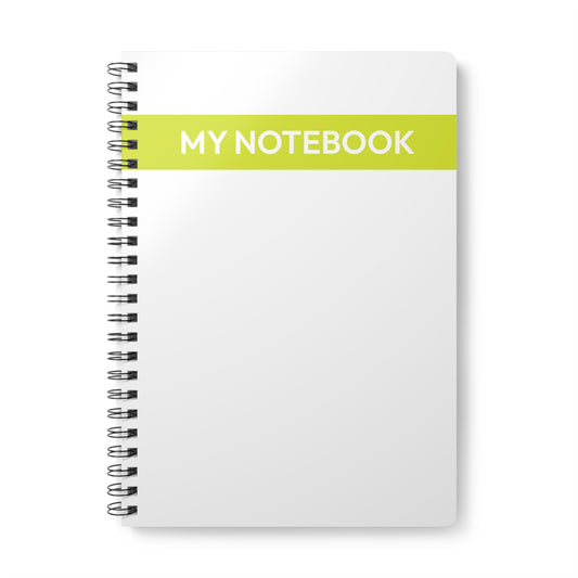 My Notebook - A5 Ring Bound Notebook