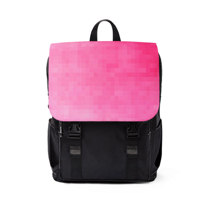 Canvas Backpack - Pink Matrix