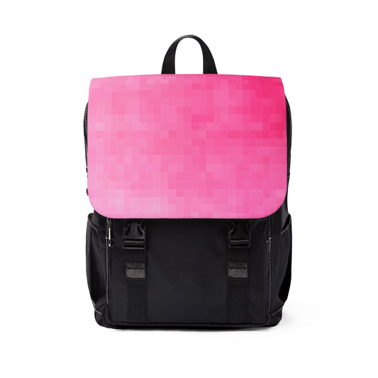 Canvas Backpack - Pink Matrix