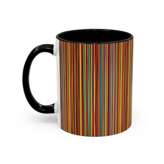 Coffee Mug - Vibrant Coloured Lines