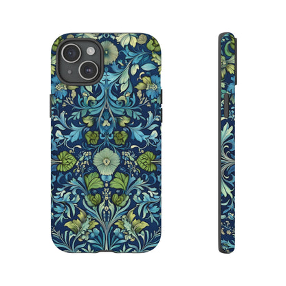 Blue William Morris Style - Tough Case