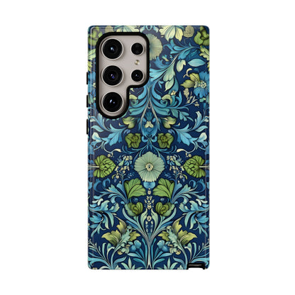 Blue William Morris Style - Tough Case
