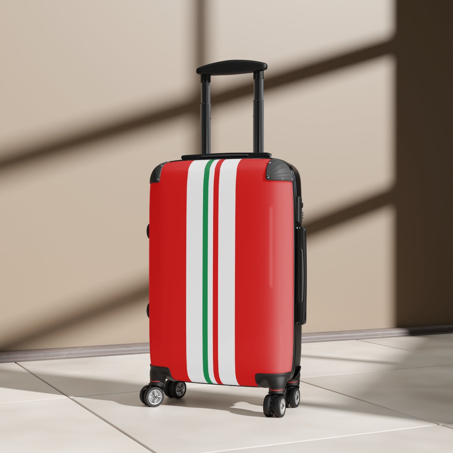 Suitcase 3 Sizes - Rosso Red
