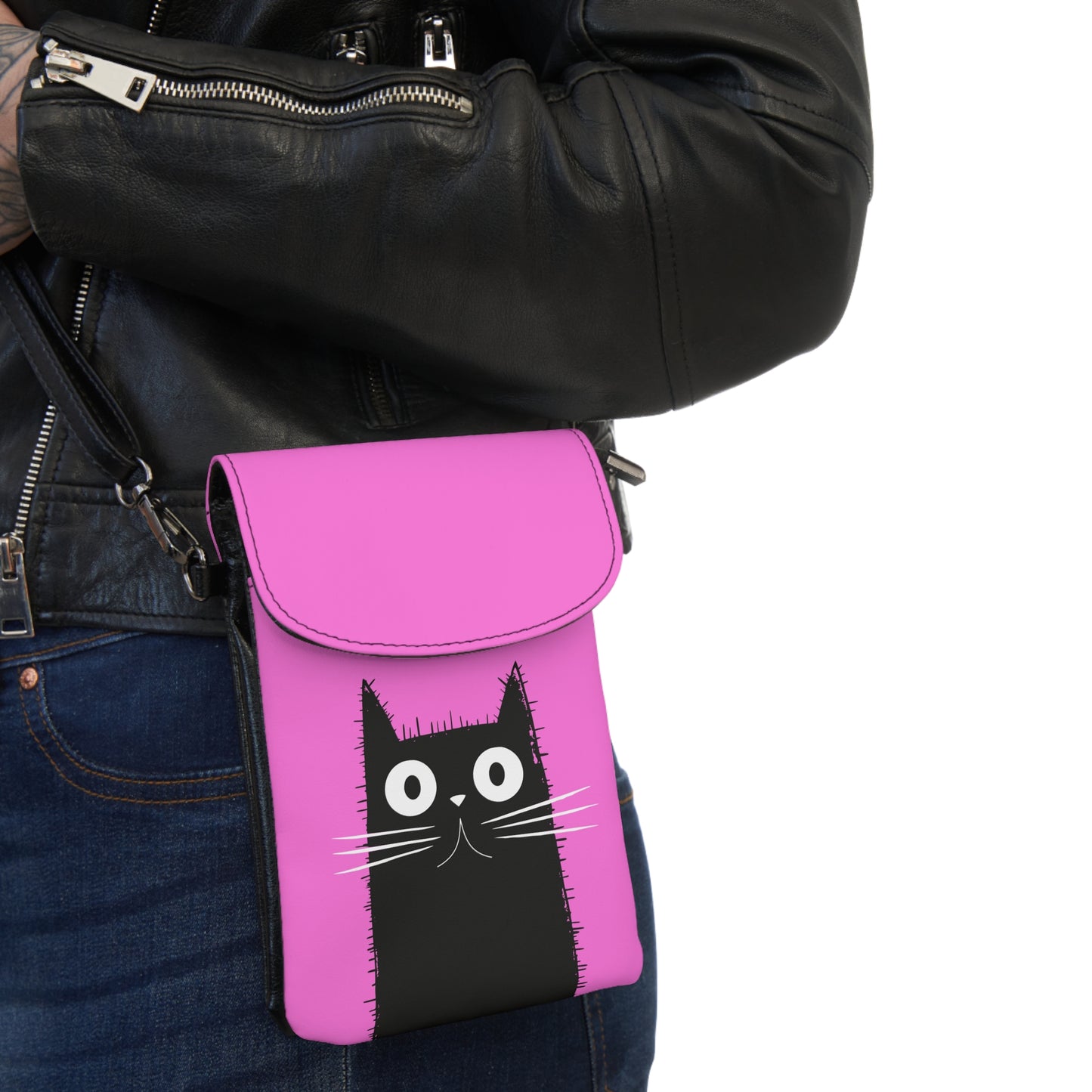 Phone Wallet - Black Cat