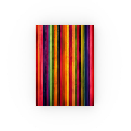 Hard Backed Journal - Vibrant Stripes