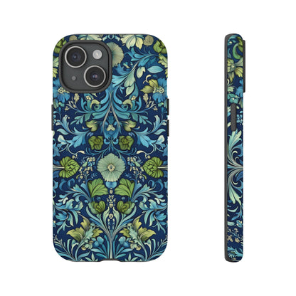 Blue William Morris Style - Tough Case