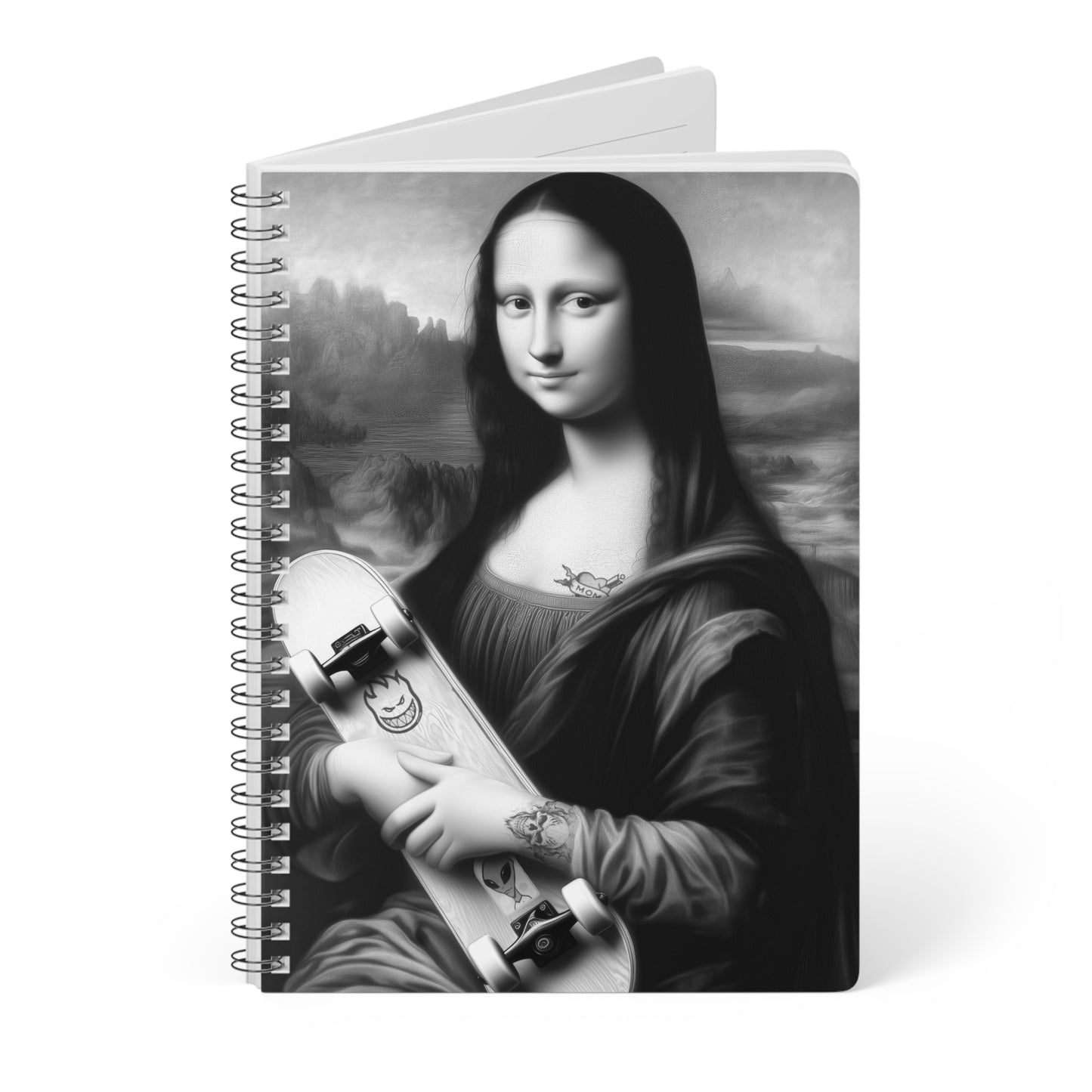A5 Notebook - Skater Mona