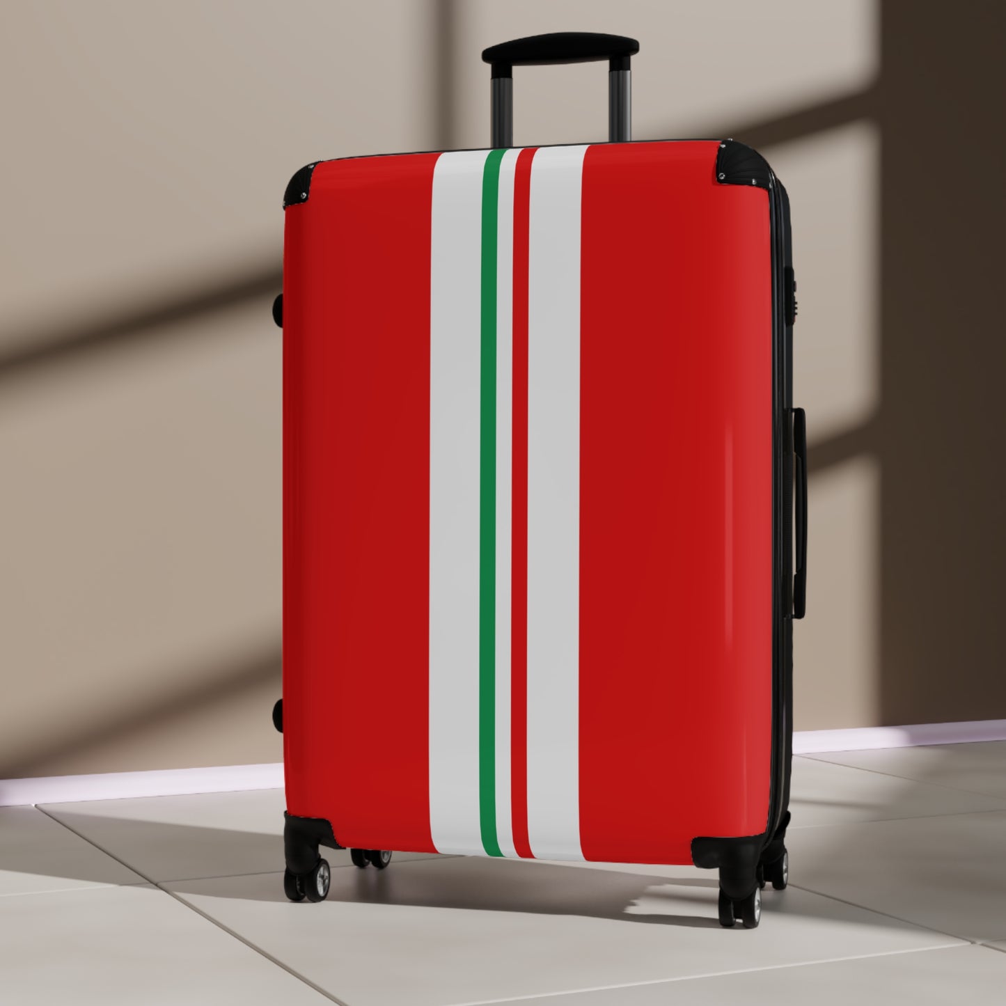 Suitcase 3 Sizes - Rosso Red