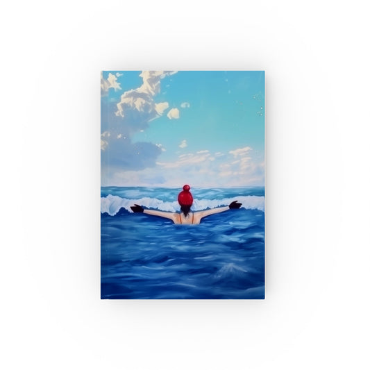 Hard Backed Journal - Embrace the Ocean
