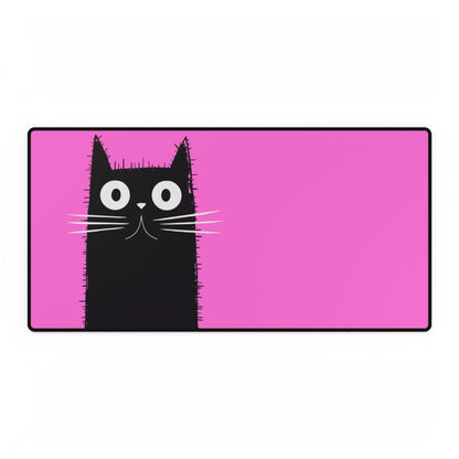 Desk Mat - Black Cat